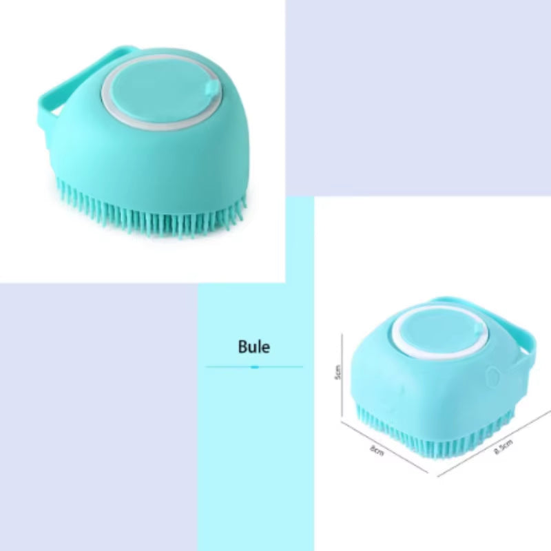Bathroom Puppy Big Dog Cat Bath Massage Gloves Brush Soft Safety Silicone Pet Accessories for Dogs Cats Tools Mascotas Products