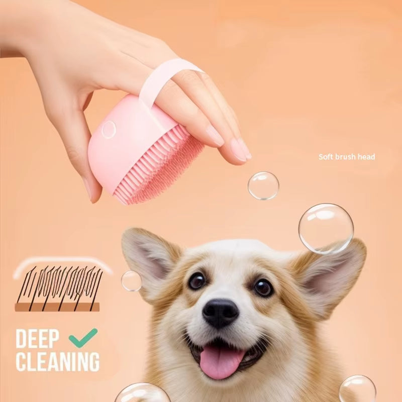 Bathroom Puppy Big Dog Cat Bath Massage Gloves Brush Soft Safety Silicone Pet Accessories for Dogs Cats Tools Mascotas Products