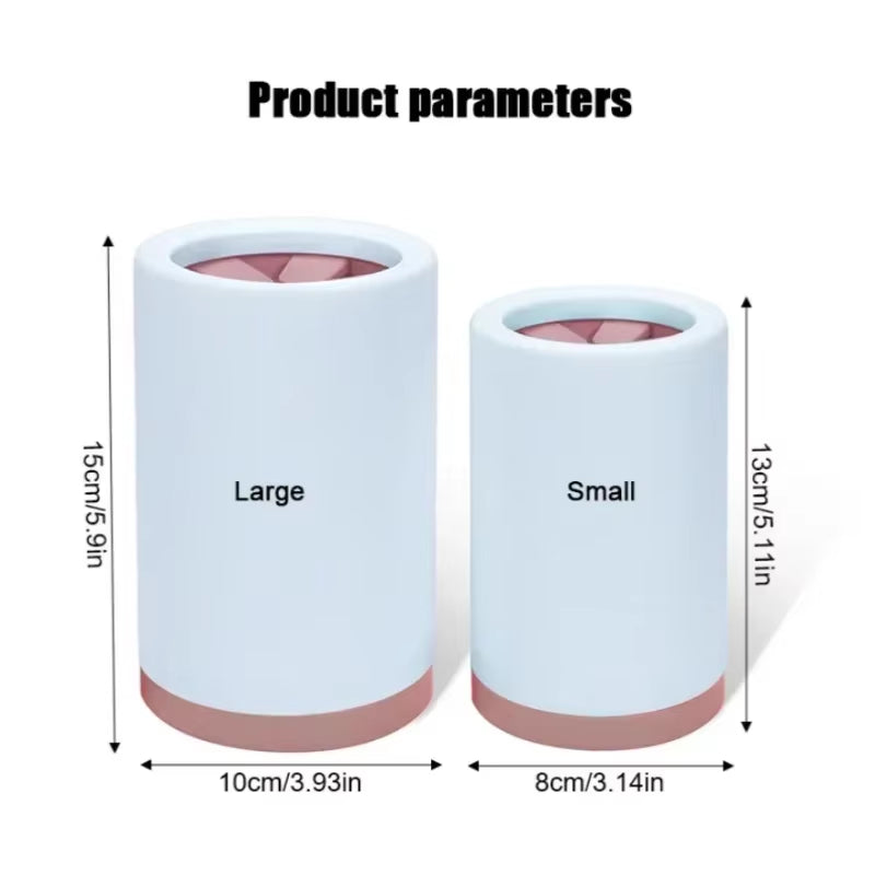 Automatic Pet Foot Cleaning Cup - Silicone Paw Washer for Cats and Dogs