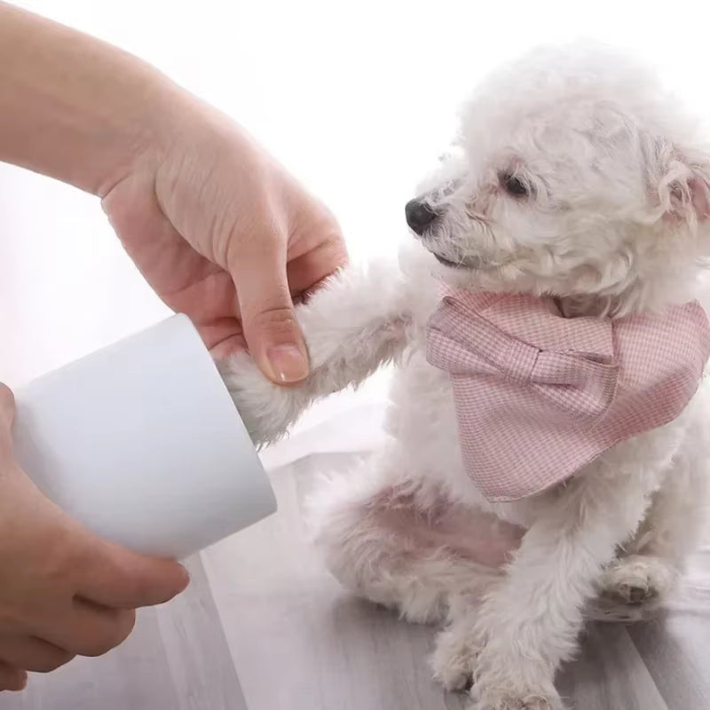 Automatic Pet Foot Cleaning Cup - Silicone Paw Washer for Cats and Dogs